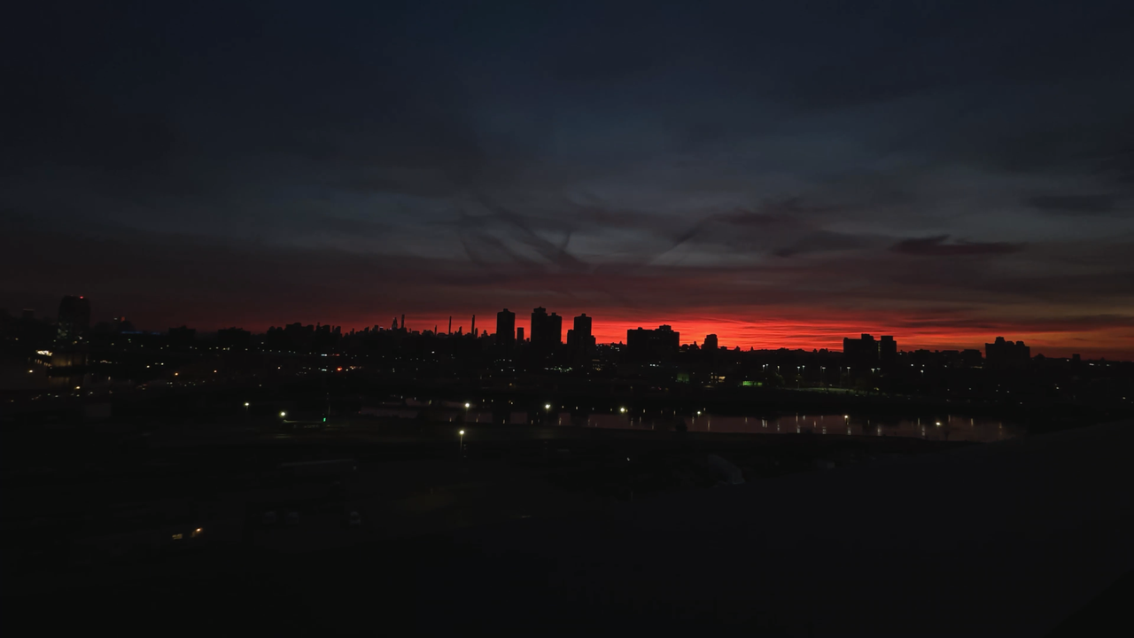 Sunset into night