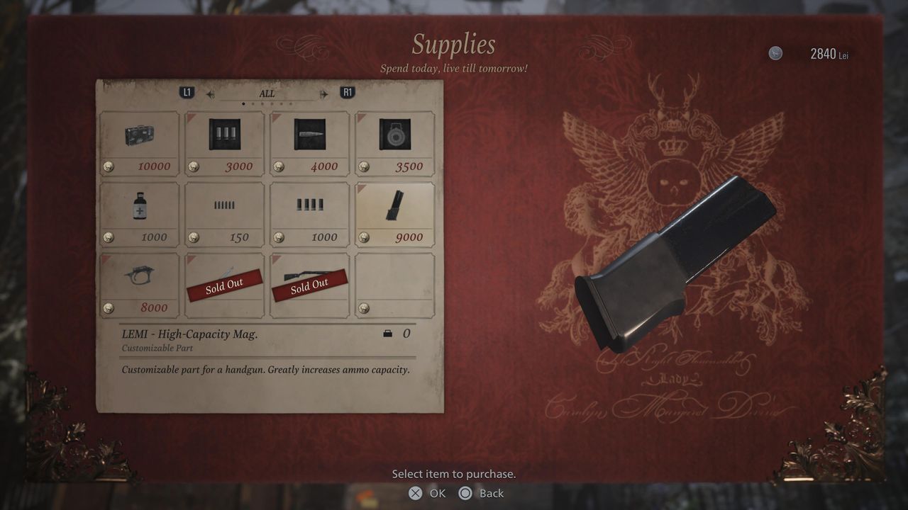 resident evil village lemi high capacity mag duke