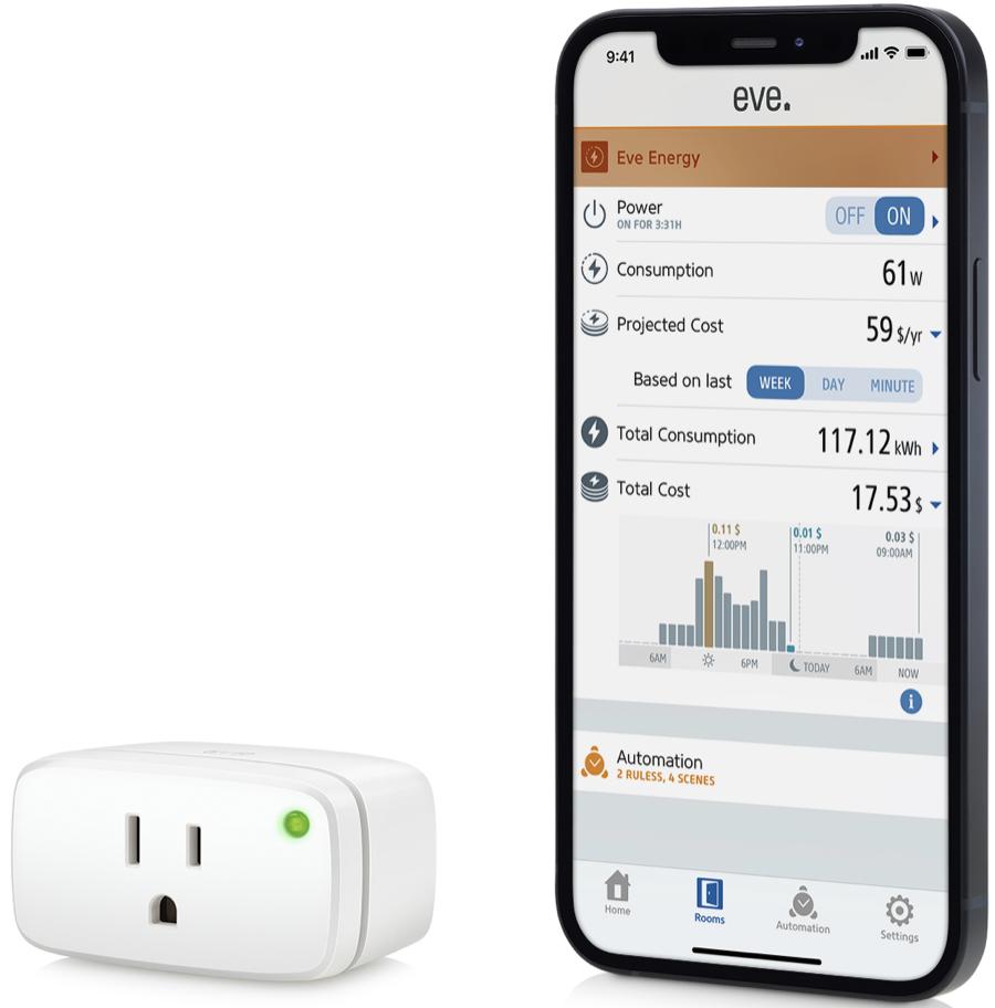 Eve Energy Smart Plug And Power Meter Render Cropped