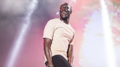 Stormzy performs on stage during day 1 of Festival Internacional de Benicassim