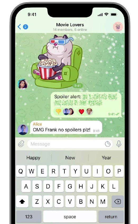 Telegram Spoilers