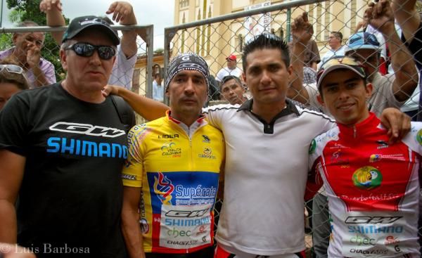 New Vuelta a Colombia leader Felix Cardenas Ravelo (Gw Shimano-Chec-Envia)
