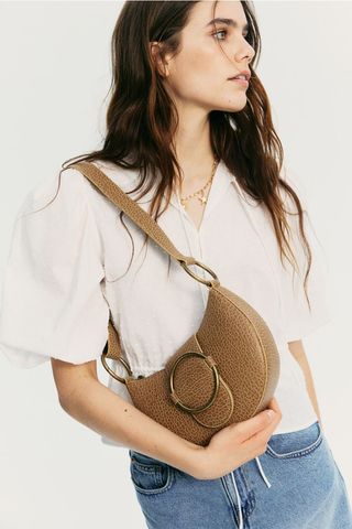 Buckle-Detail Shoulder Bag