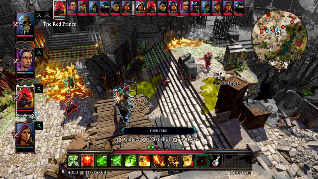 Divinity: Original Sin 2 spellcasting action