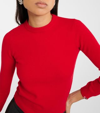 Kid cropped cashmere-blend sweater