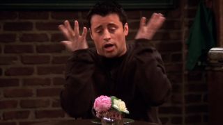 Matt LeBlanc as Joey Tribbiani on Friends.