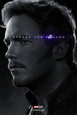 Star-Lord in official Avengers: endgame poster