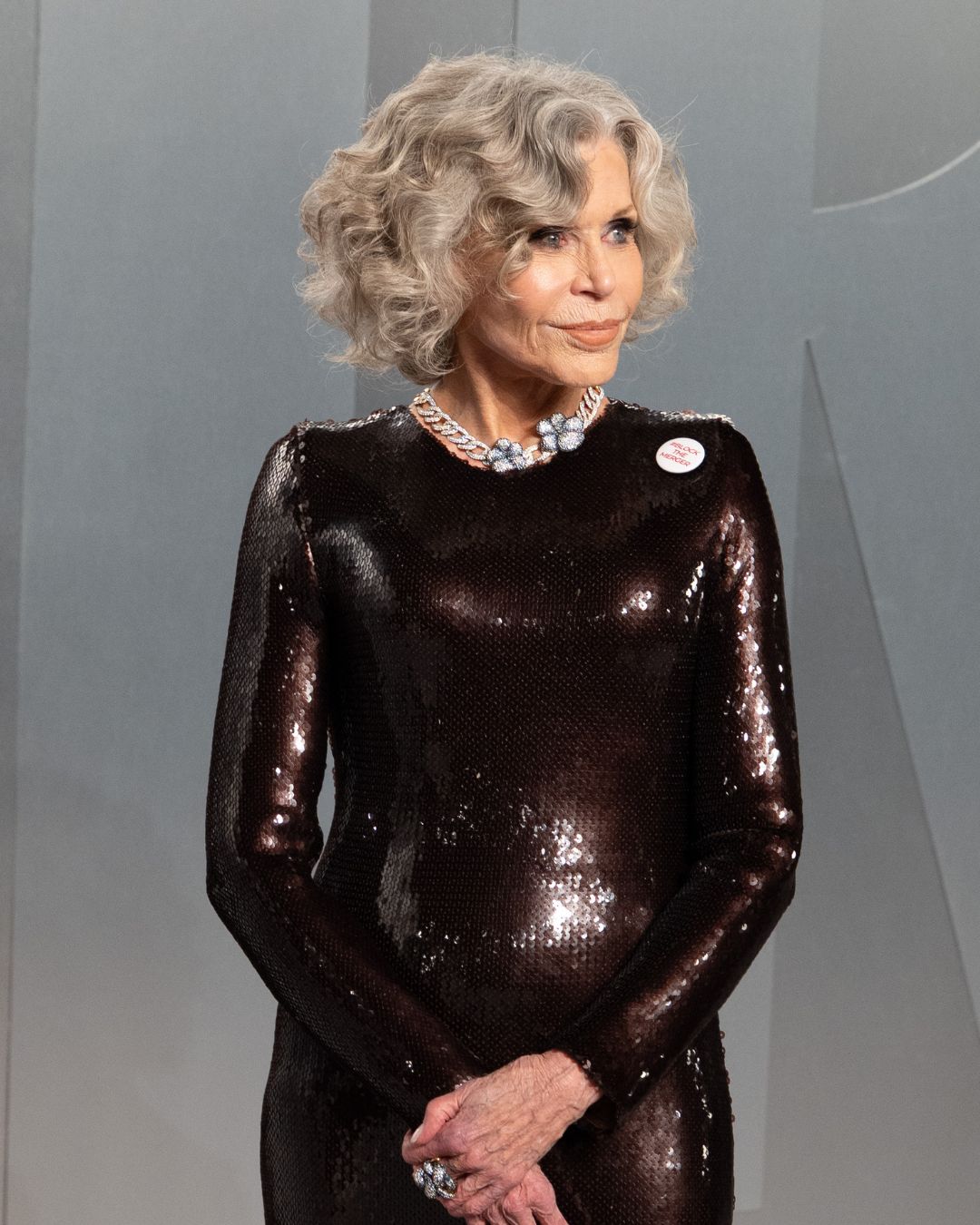 Jane Fonda attends The Vanity Fair Oscar party held at the LACMA's new David Geffen Galleries in Los Angeles, CA, Sunday, March 15, 2026.