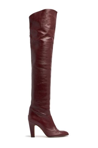 Chloe 85mm Eve Leather Over-The-Knee Boots 