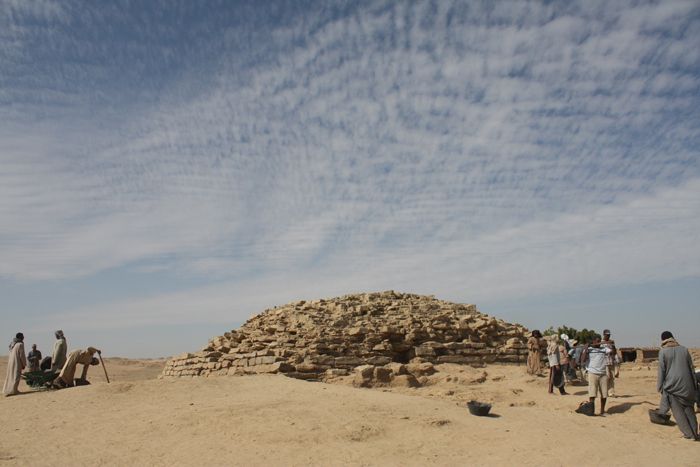 ancient step pyramid in Egypt