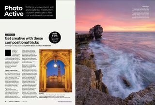 Opening two pages of Photo Active projects section in issue 281 (May 2024) of Digital Camera magazine