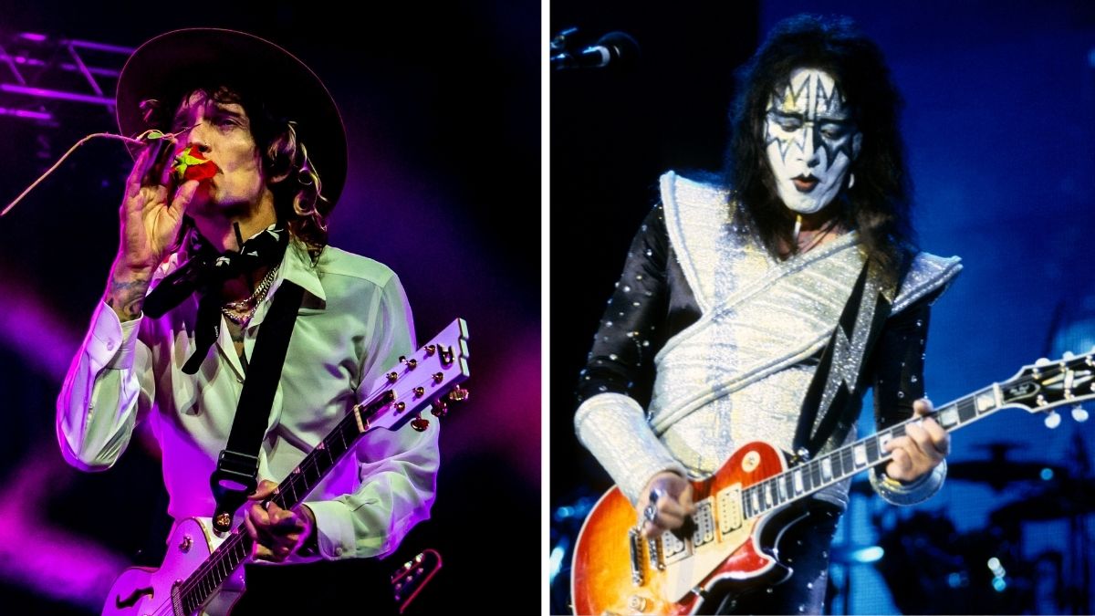 Justin Hawkins and Ace Frehley