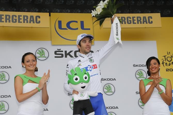 Thibaut Pinot (FDJ) in the white jersey