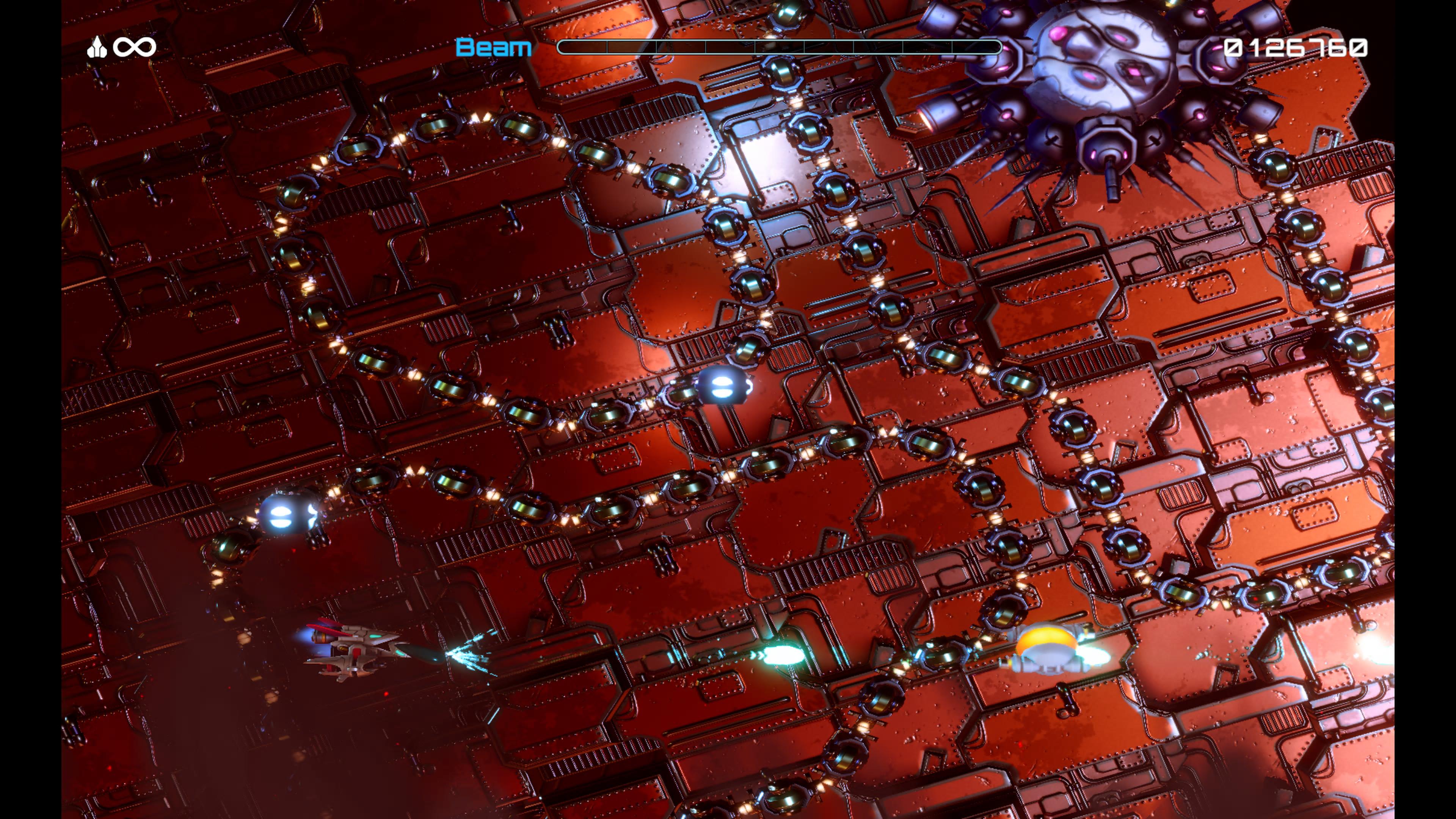 Screens from retro shooter R-Type