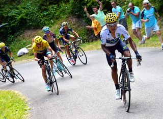 Nairo Quintana attacks, Tour de France 2013, stage nine