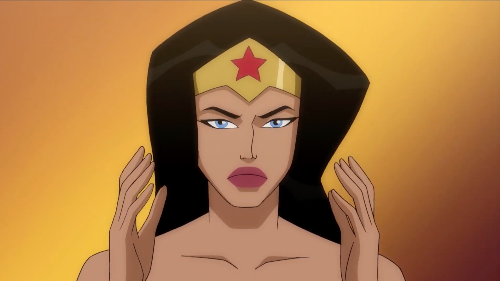 Diana suits up in Wonder Woman.