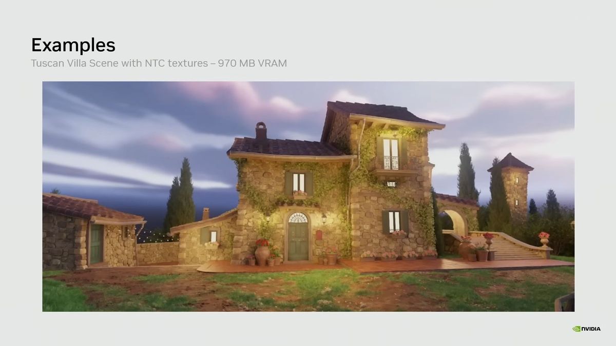 Nvidia's Neural Texture Compression