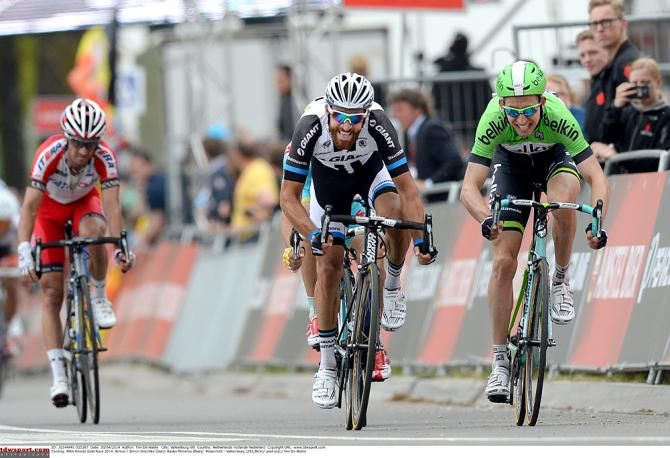 Giant-Shimano's Simon Geschke gets over Mollema for 6th