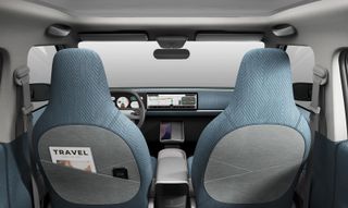 The rear of the MT1 offers more space than conventional pick-up cabs