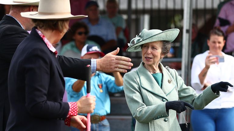 Princess Anne keeps working and representing the Royal Family, despite it being the one-year anniversary of her father's passing