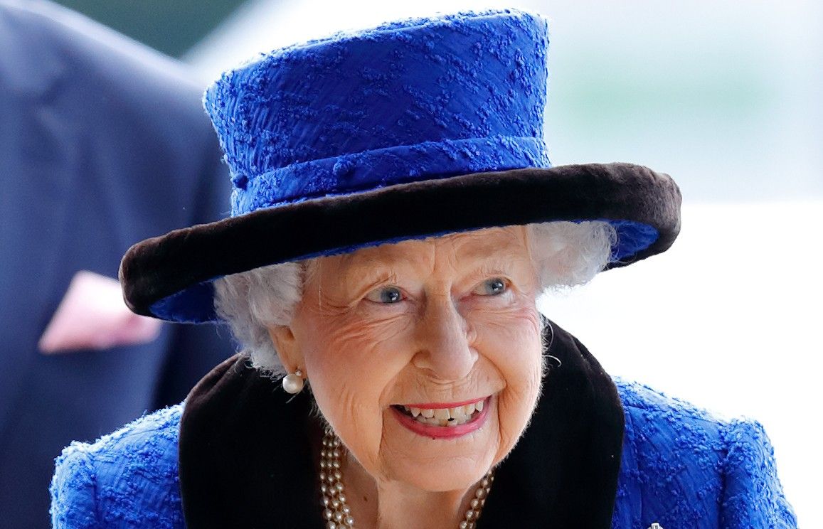 Queen Elizabeth II attends QIPCO British Champions Day at Ascot Racecourse on October 16, 2021