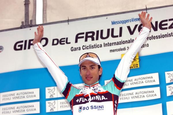 Enrico Rossi (Ceramica Flaminia) was thrid at the Giro del Friuli