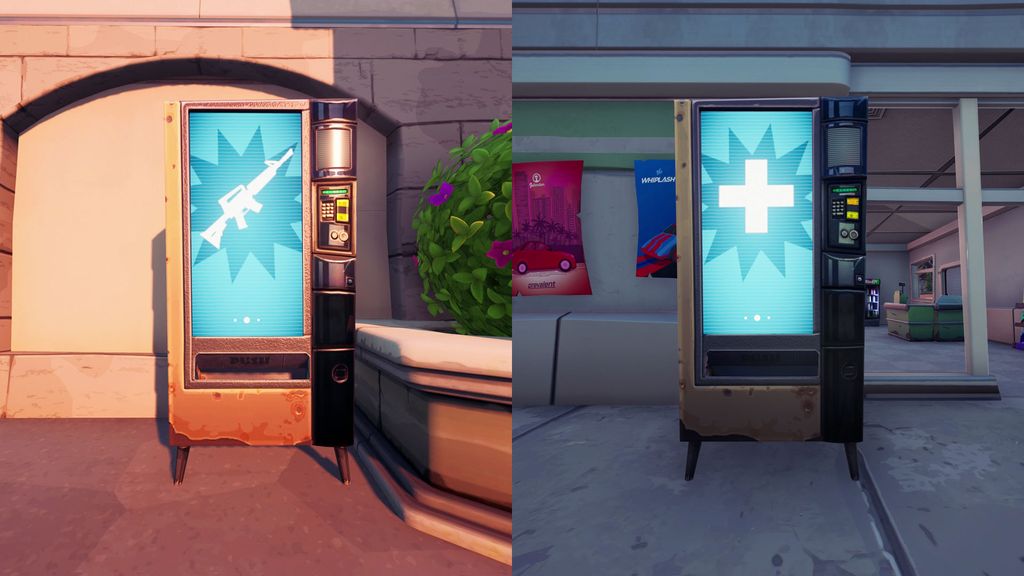 Fortnite Vending Machines locations - Weapon-O-Matics and Mending 