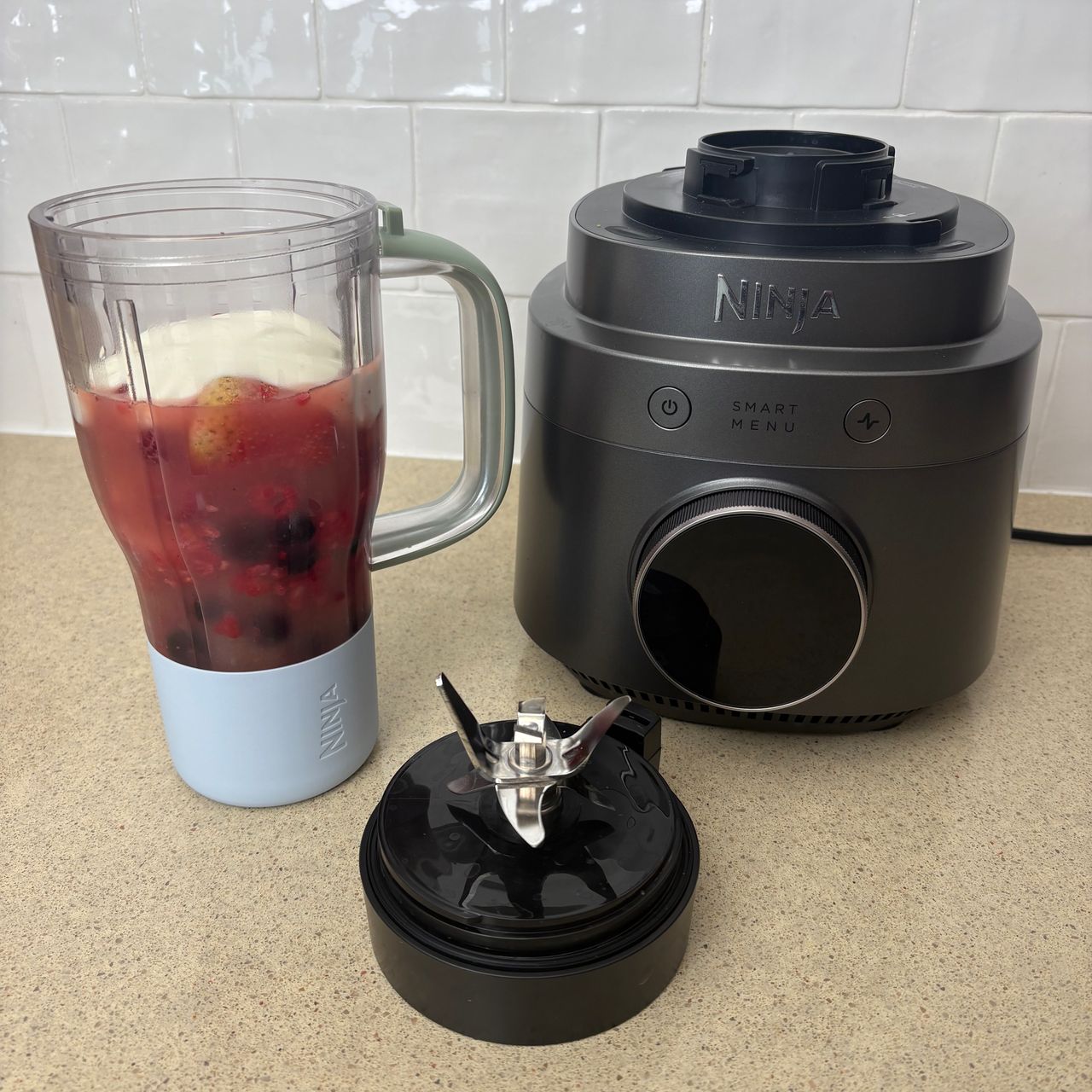 Testing the Ninja CrushBoss Blending System