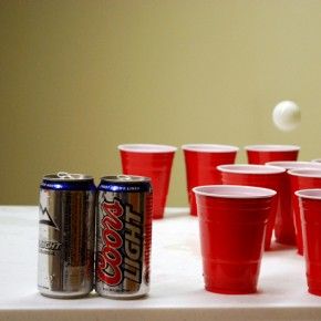 Beer pong blame game