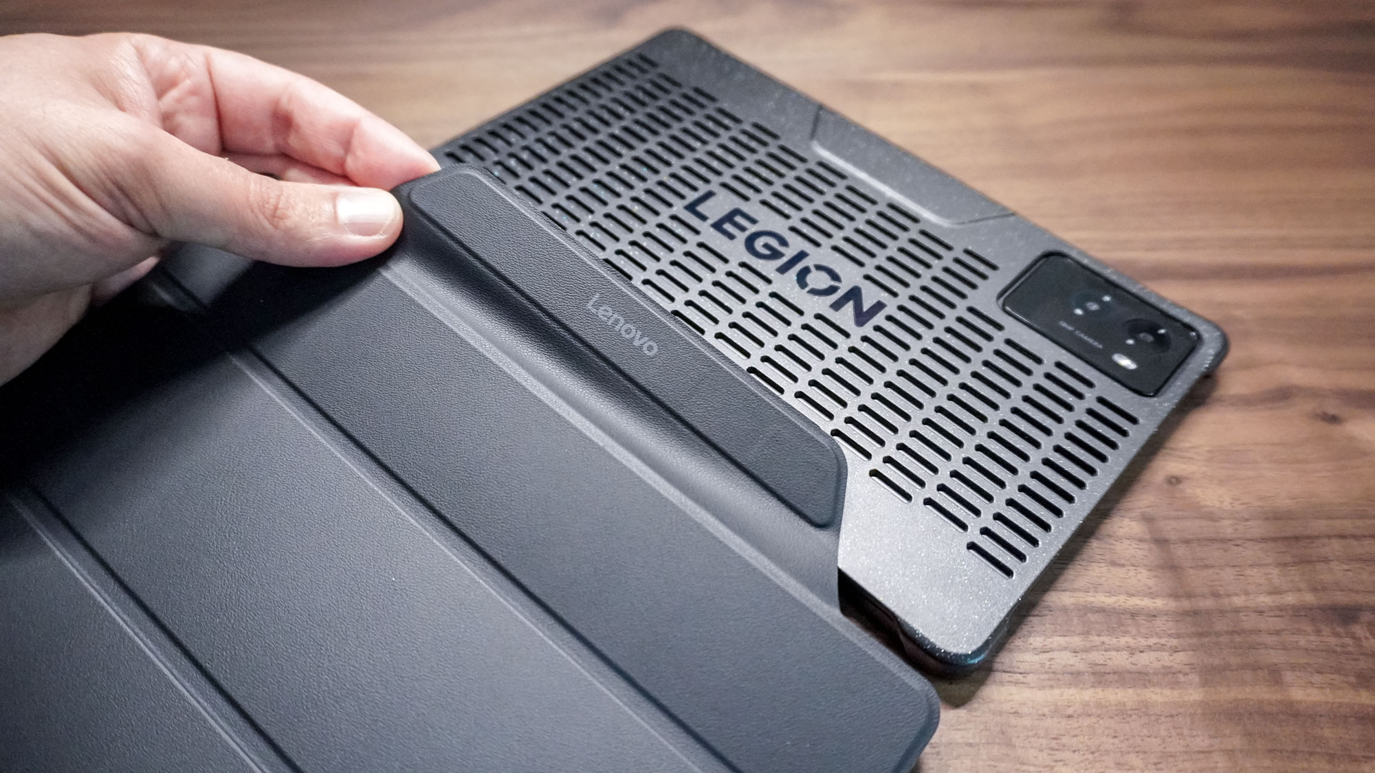 Removing the Lenovo Legion Tab Gen 3's magnetic folio cover