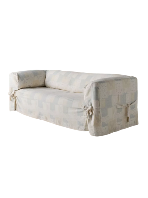 Universal Cotton Sofa Slipcover in Dottie Butterfly