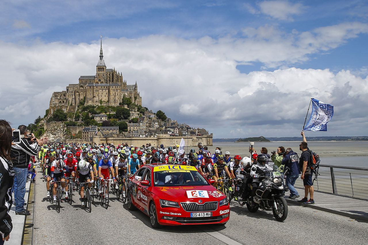 The Tour de France on stage 1