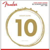 Fender Dura-ToneSteel core | 80/20 bronze | Dura-Tone coating