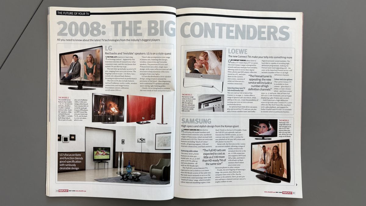 Sony XEL-1 OLED in May 2008 issue of What Hi-Fi?