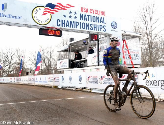 Steve Tilford (Tailwind Energy Cycling Team) wins another national championship jersey