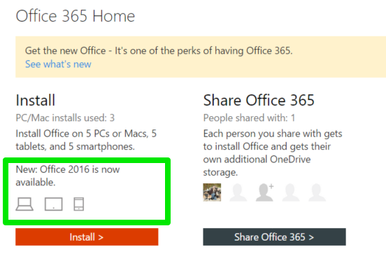 does o365 upgrade from 2013 to 2016