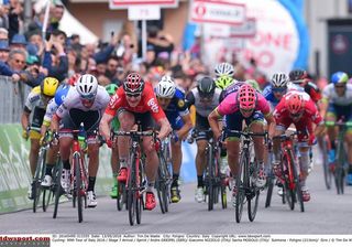 Andre Greipel (Lotto Soudal) wins stage 7 at the Giro d'Italia