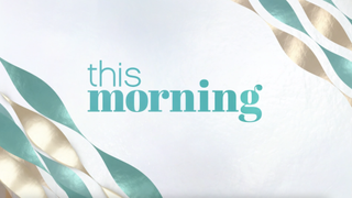 This Morning logo featuring a teal font on a white background