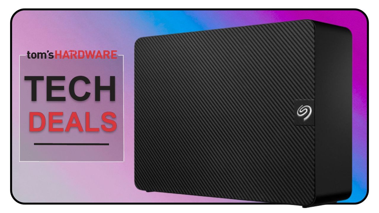 Seagate's humongous 28TB HDD is a massive deal for a limited time at just $11.75 per TB — Desktop Expansion HDD on sale at Best Buy for $329
