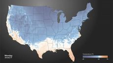 Invasion of Arctic air into US