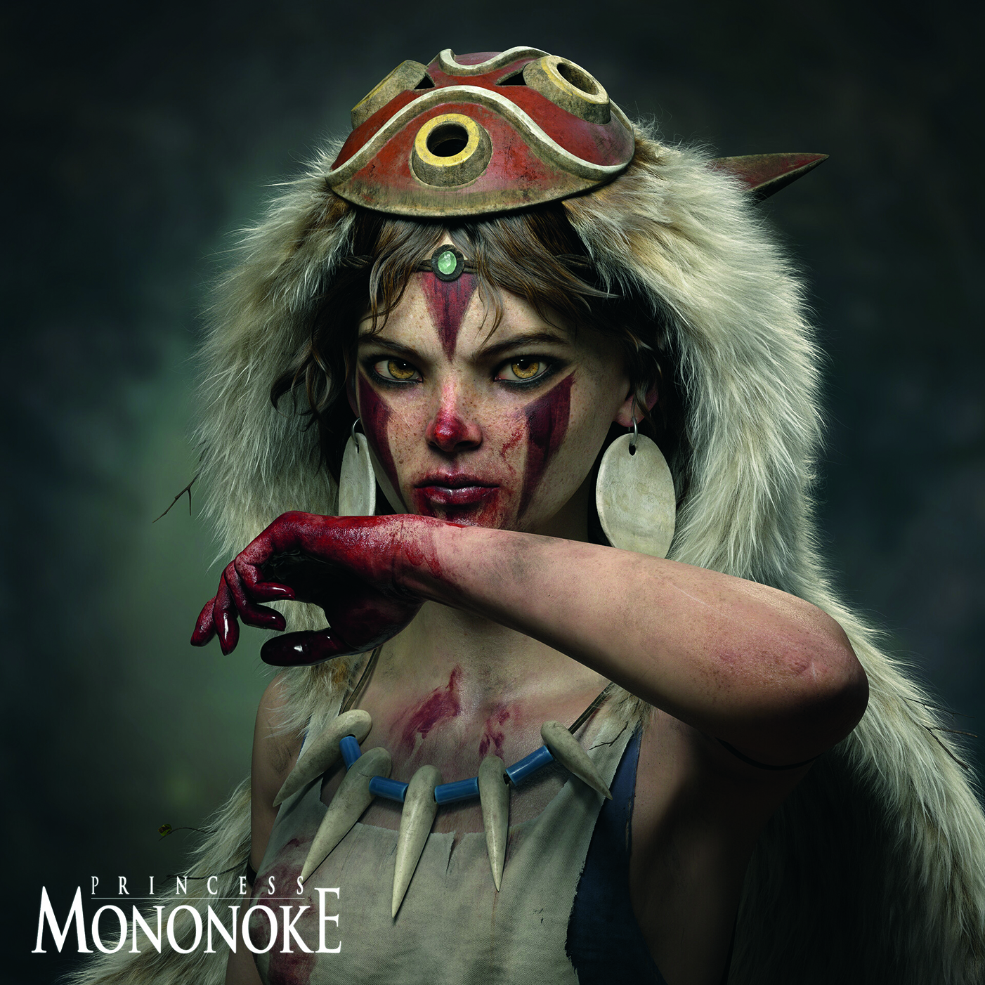 Prince Mononoke render
