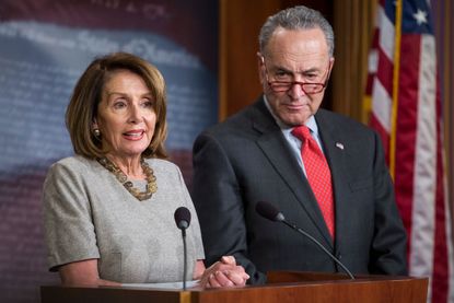 Nancy Pelosi and Chuck Schumer.