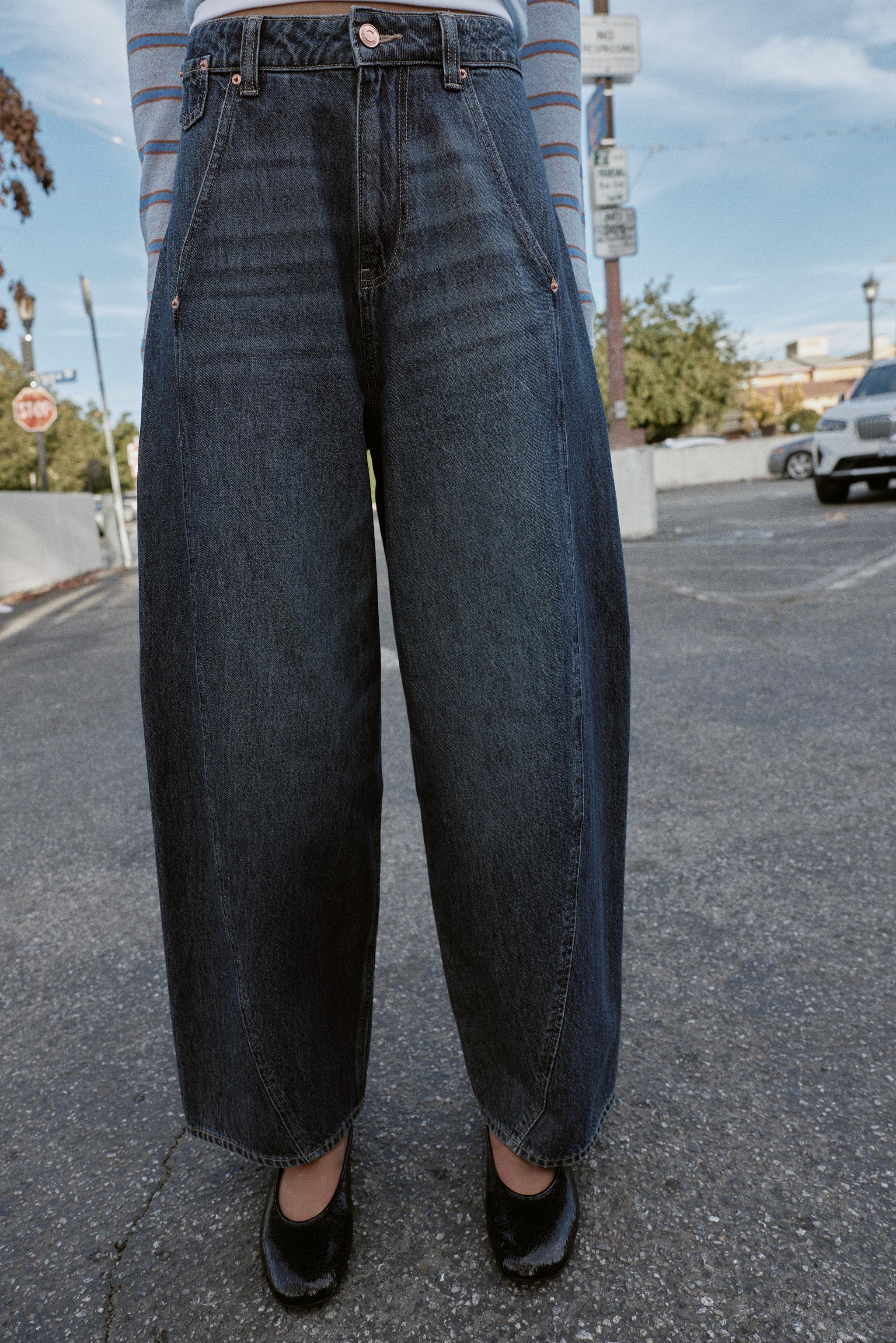 Z1975 Wide Leg Loose Seam Jeans