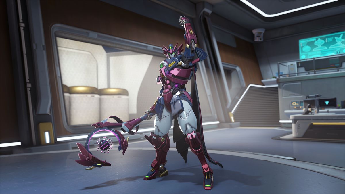 Promotional screenshot of Ramattra as Epyon in Overwatch 2
