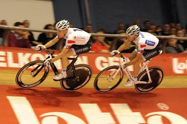 Morkov and Rasmussen in the flying lap