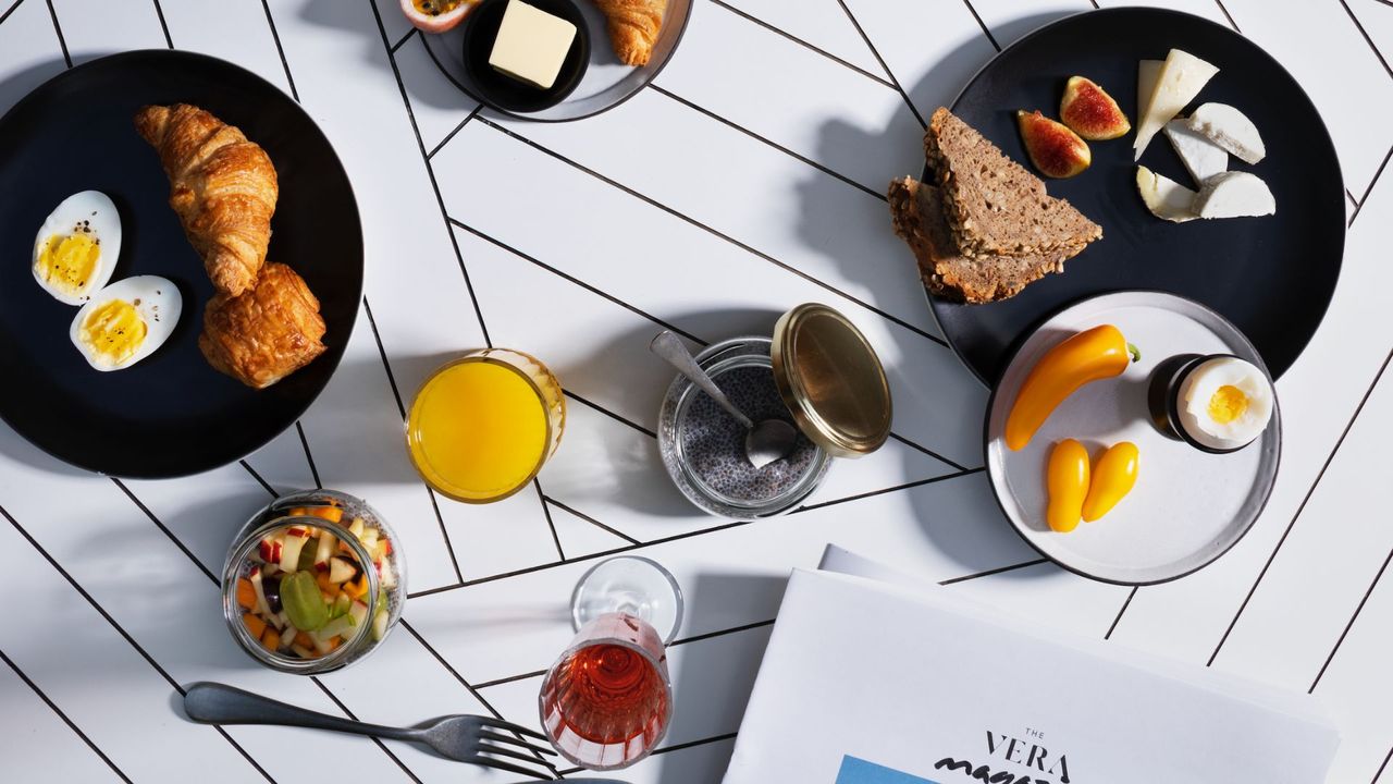 breakfast at the vera, one of the best hotels in israel