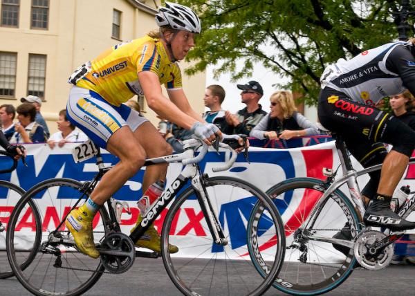 Race leader, Jonas Ahistrand (CykelCity) road a smart safe race, and held onto his leaders jersey.