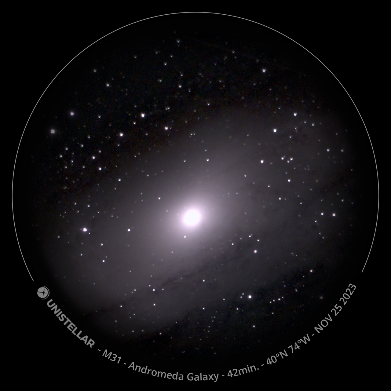 Galaxies and nebulas captured with Unistellar eQuinox 2.