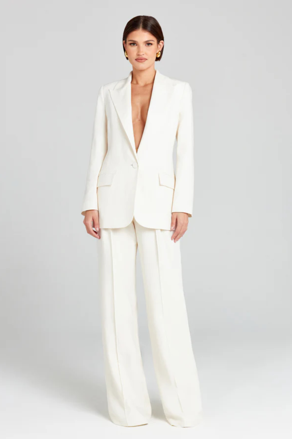 Nadina Merabi Claudia White Blazer