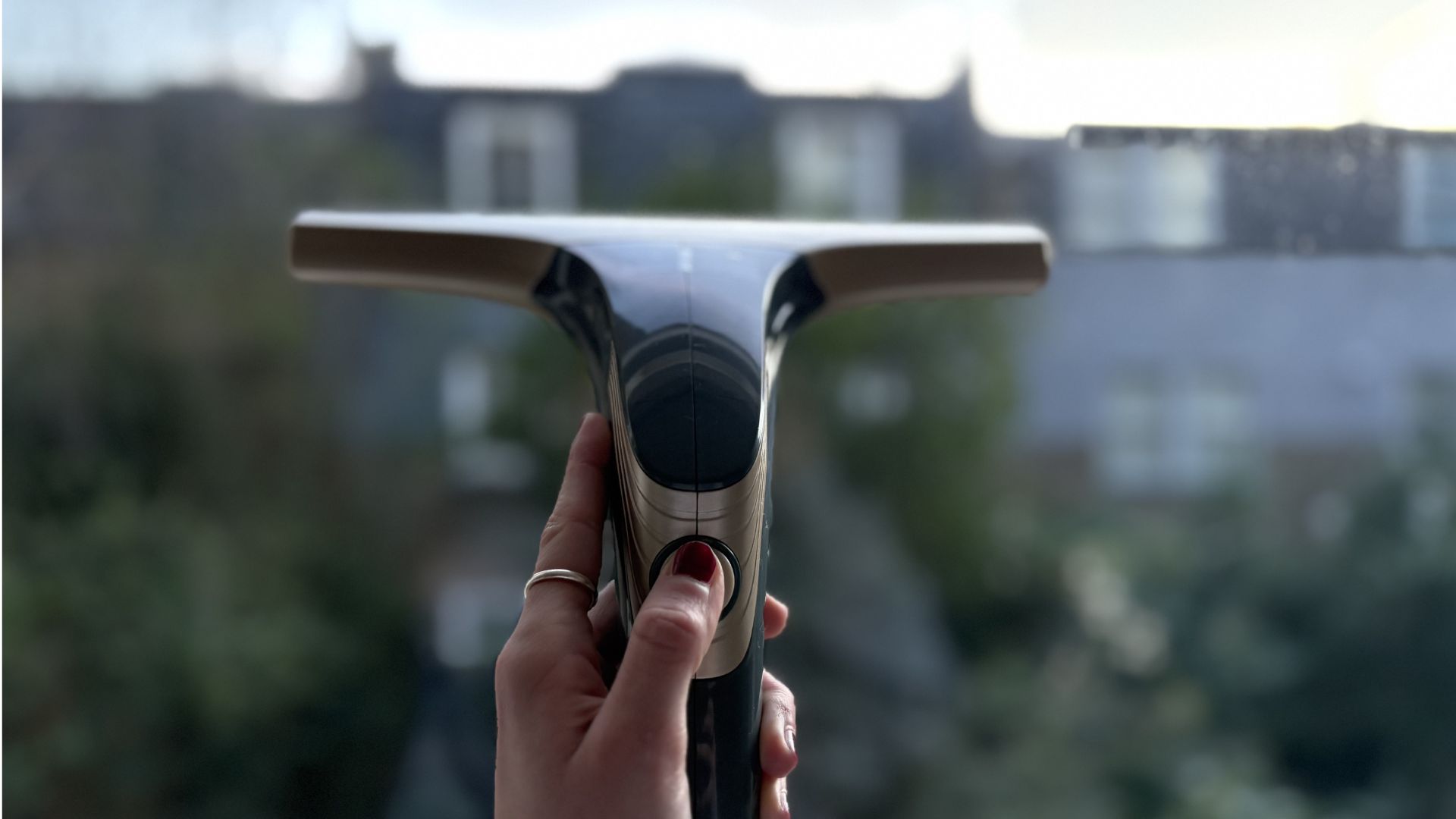 Testing the Beldray Cordless Window Vacuum